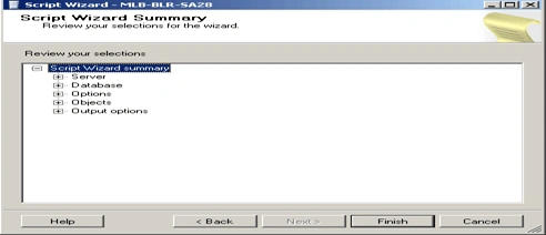 Generate Database Script in SQL Server