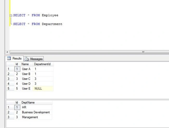 sql query