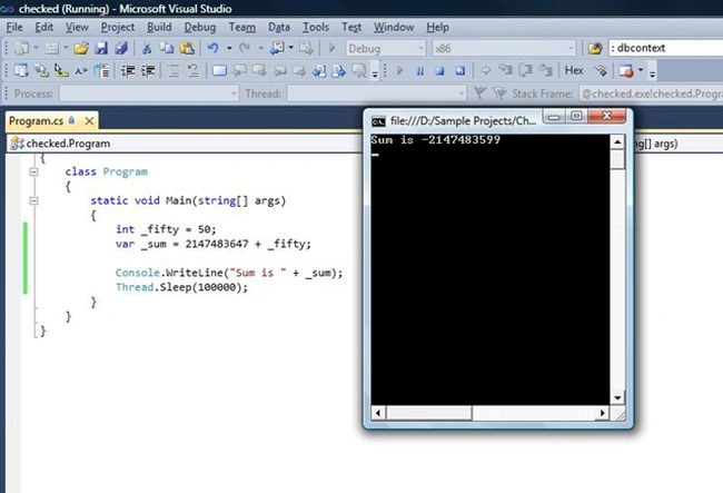 checked program