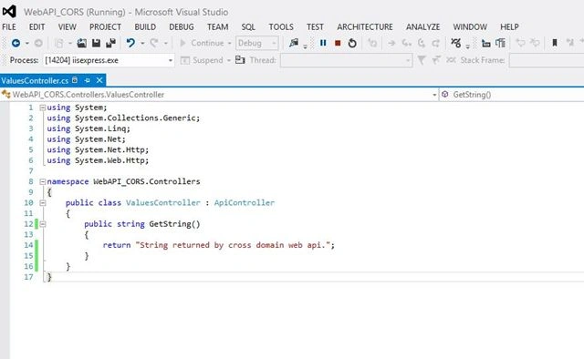 default api