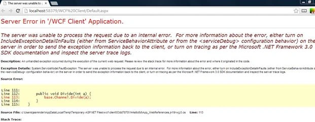 Fault Exception