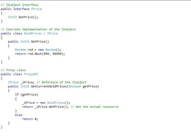 proxy design pattern