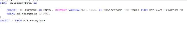 Recursive query1