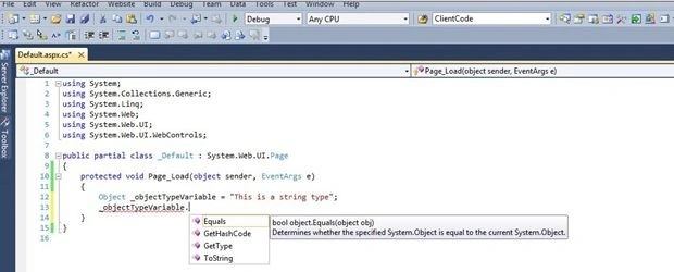 Object type