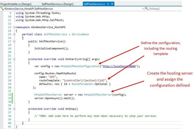 ServiceBase class
