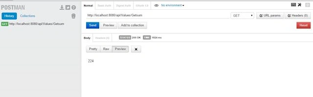 test the webapi