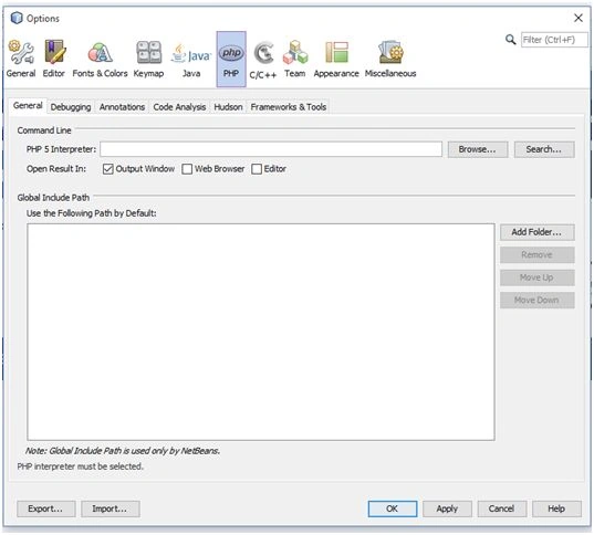 dialog box