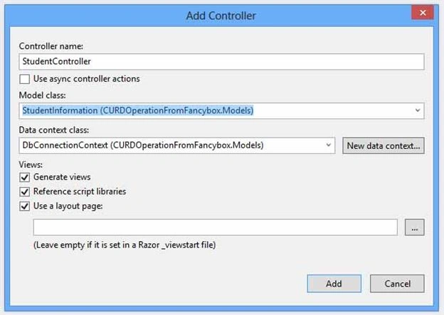 Add Controller