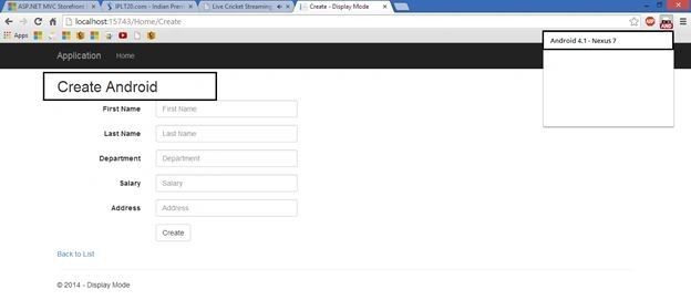 Create Android
