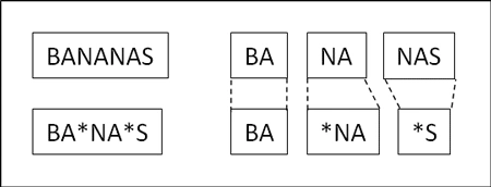 Algorithm with Use of Wildcard Characters