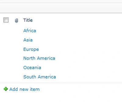 custom lists