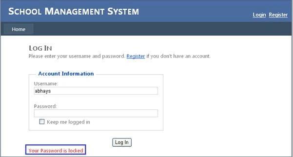 Password locked