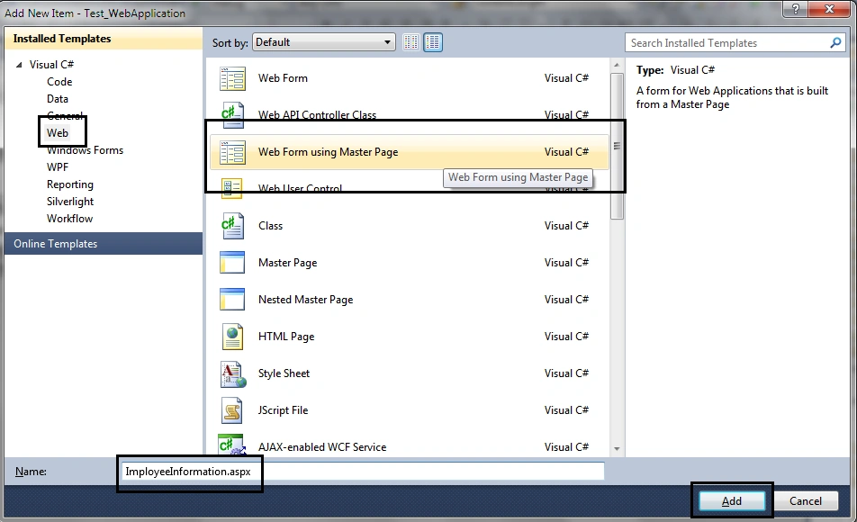 Add UI
