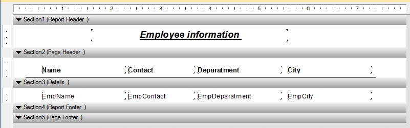 Report Design Format