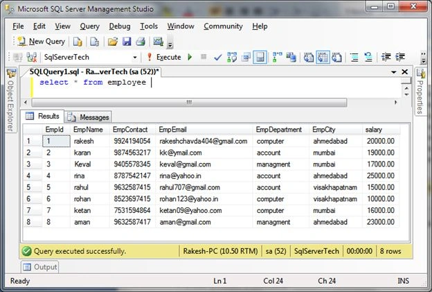 Functions In SQL Server