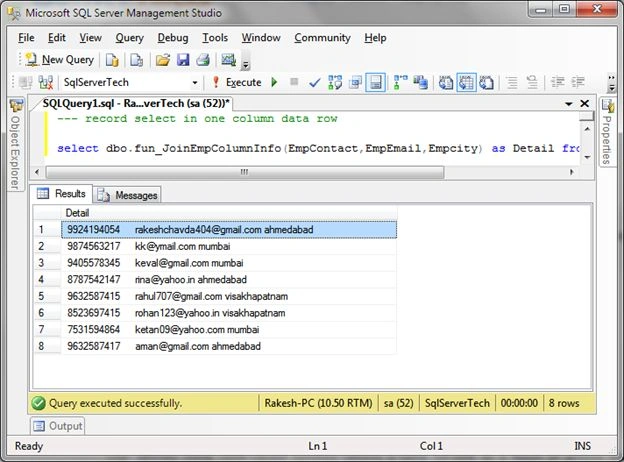 create SQL scalar function