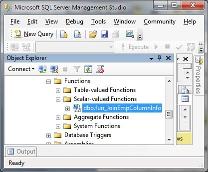 Functions In SQL Server