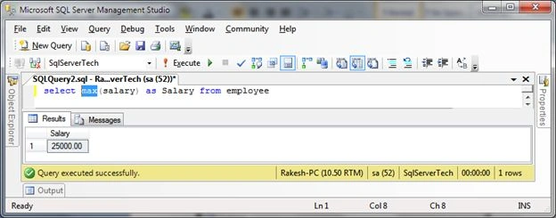 Functions In SQL Server