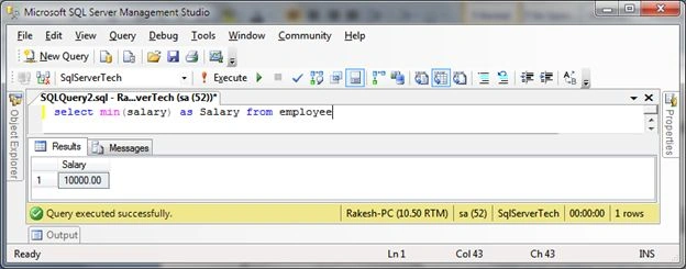 Functions In SQL Server