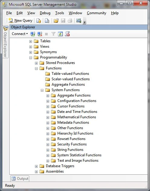 Functions In SQL Server