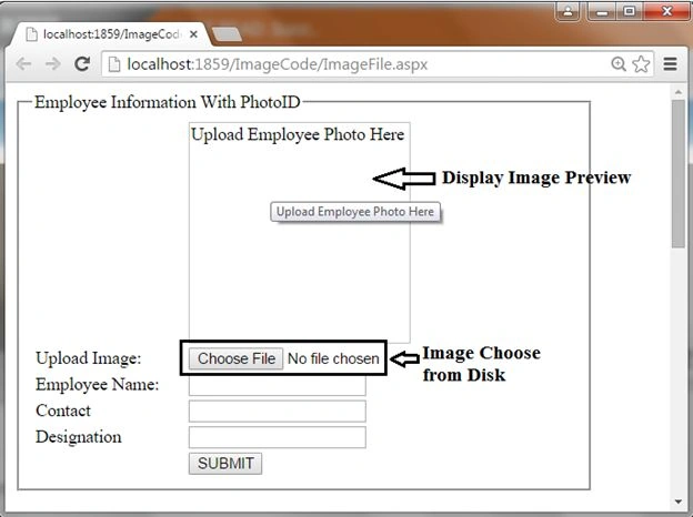 UI on Browser