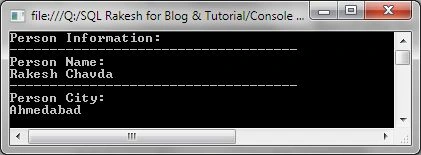Pass by Value Output