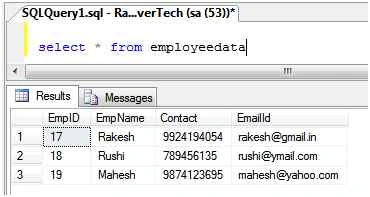Check in Database