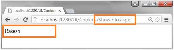 Display Cookies value