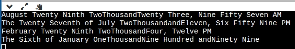 outputDate