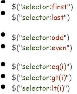 Index Filters
