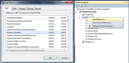 Add reference in workflow