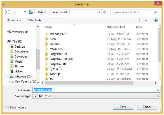 openFileDialog 