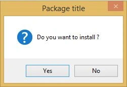 Click yes