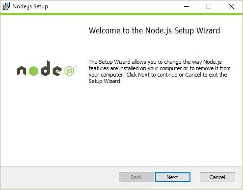 Installation of Node.js