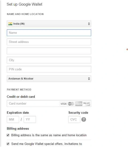 Payment Information