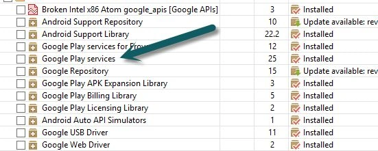 Google play service