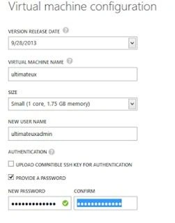VM Configuration