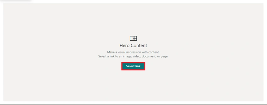 Video Embed using Hero webpart in SharePoint Online Modern Page