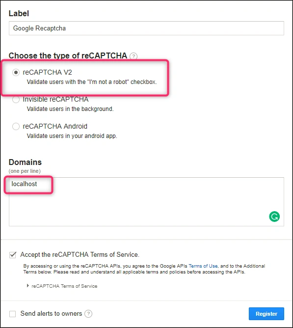 Google reCAPTCHA In ASP.NET MVC