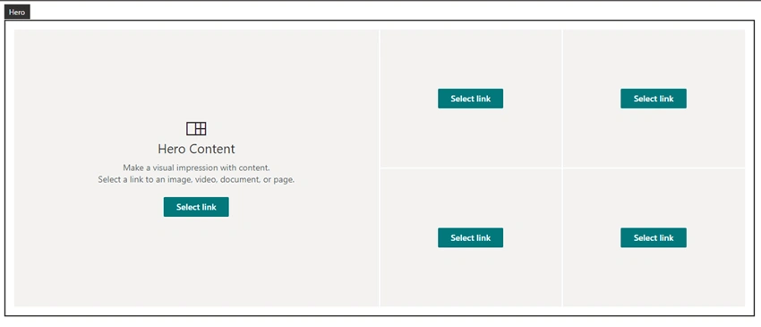 Hero Web part in SharePoint Online