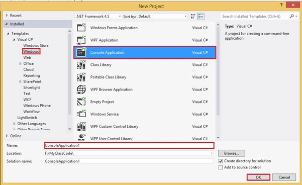 console application