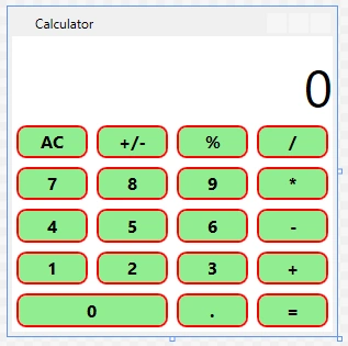 WPF - Create A Simple Calculator With Round Styled Buttons