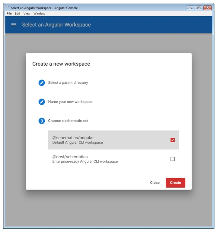 Angular Console - User UI Interface for CLI