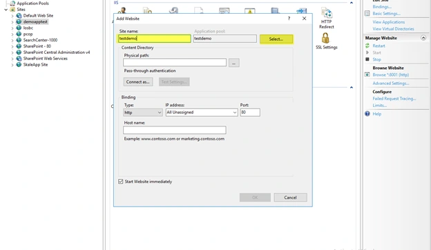 Deployment of ASP.NET Core Application in Windows Server IIS