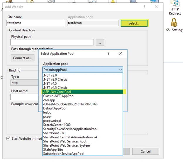 Deployment of ASP.NET Core Application in Windows Server IIS