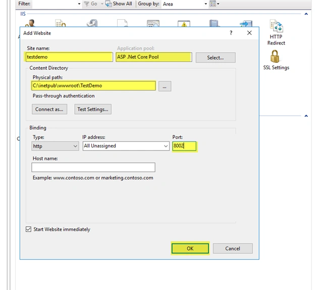 Deployment of ASP.NET Core Application in Windows Server IIS
