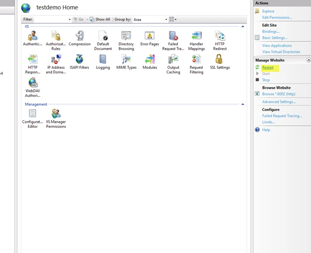 Deployment of ASP.NET Core Application in Windows Server IIS