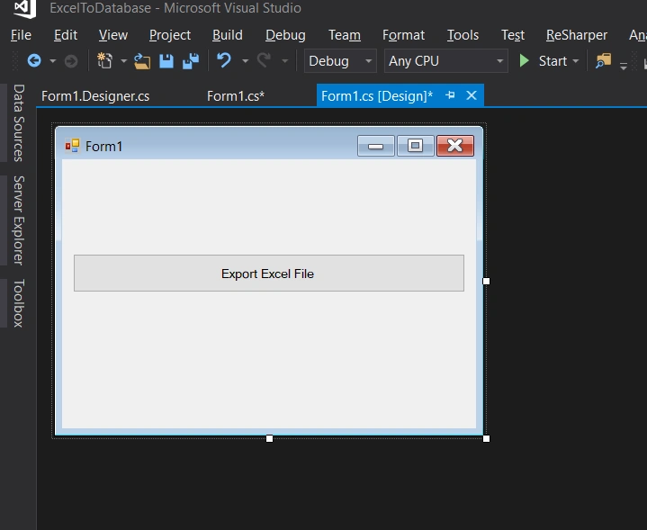Saving Excel File Data To SQL Server Database Using Windows Desktop Application C#