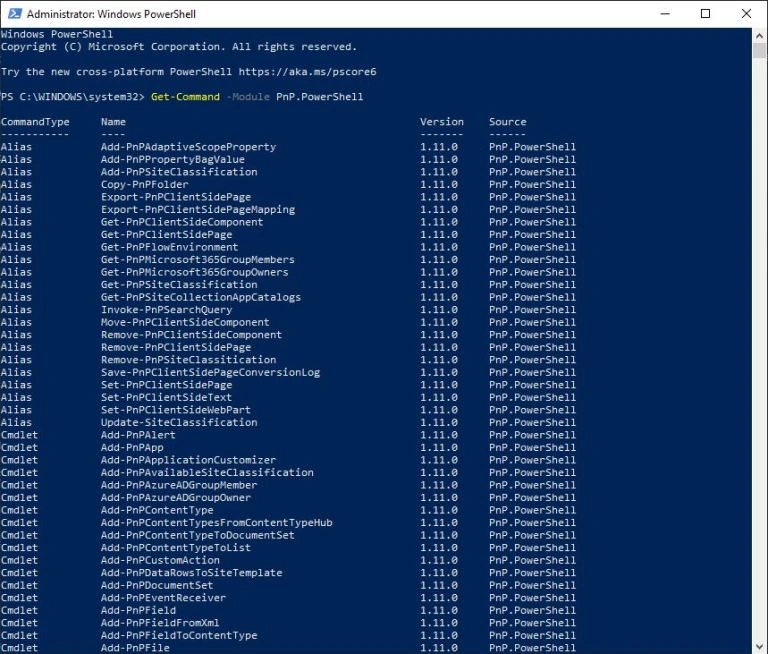 PnP PowerShell