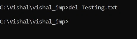 Command Prompt Basic Commands